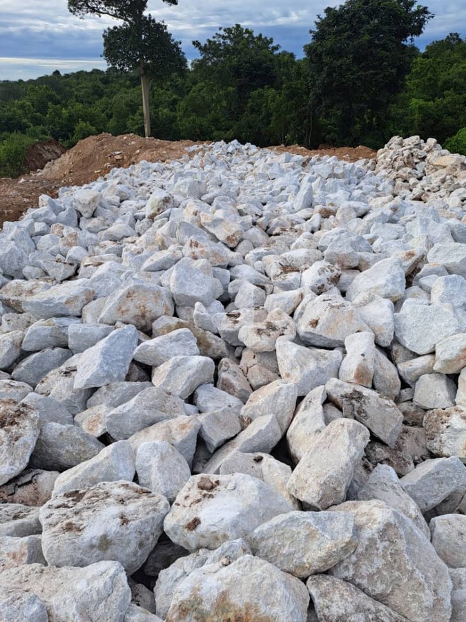 Dolomite mined and traded by Fortaleza Tanzania Limited